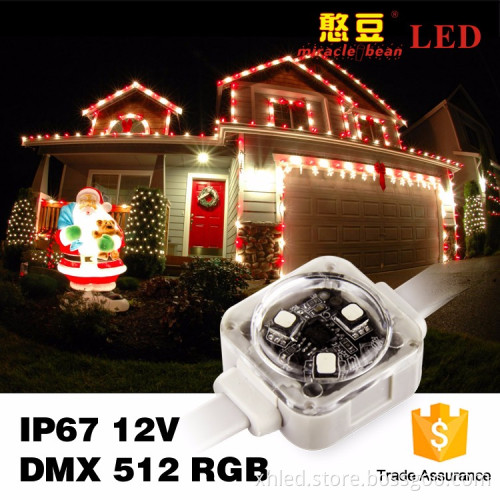 RGB Waterproof IP67 SMD DC12V 0.75W DMX512 LED Pixel Light